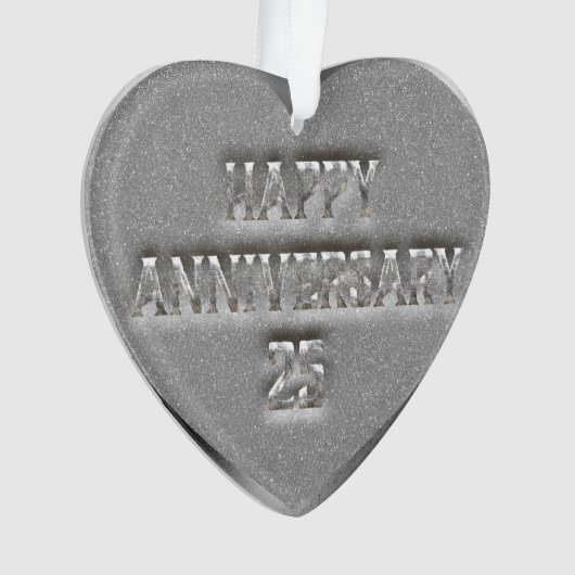 25e anniversaire du Mariage d'argent (devant)