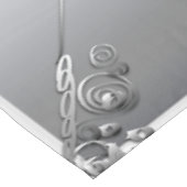 25e anniversaire du Mariage d'argent Nappe de 52 p (Angle)