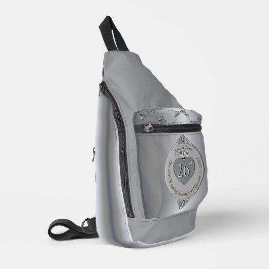 25e anniversaire du Mariage d'argent Sac à coudre (Coin gauche)