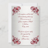 25e anniversaire du mariage Vow invitation de reno (Dos)