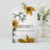 25e anniversaire Fête Florale Invitation (Debout devant)