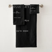 25e anniversaire mariage couronne blanche noire (En situation)