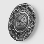 25e anniversaire Vintage d'argent Grande horloge (Angle)