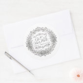 25e Autocollant Argenté (Enveloppe)