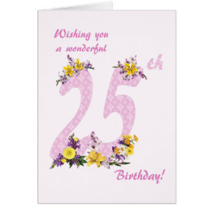 25e bloem Verdroogde getallen
