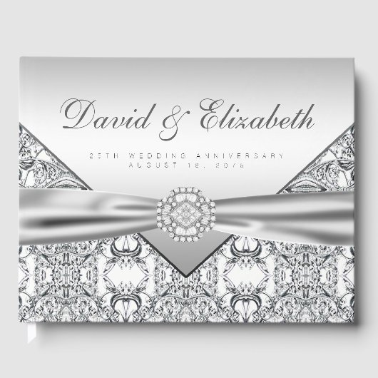 25e bruiloft Jubileum gastenboek (Voorkant)