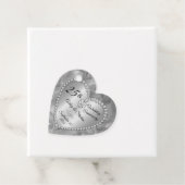 25e bruiloft Jubileum Silver Diamonds Bedankjes Labels (In situ)