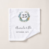 25e couronne d'eucalyptus mariage (Gant de toilette)