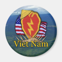 25e division d'infanterie vietnam patch Magnet