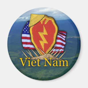 25e division d'infanterie vietnam patch Magnet