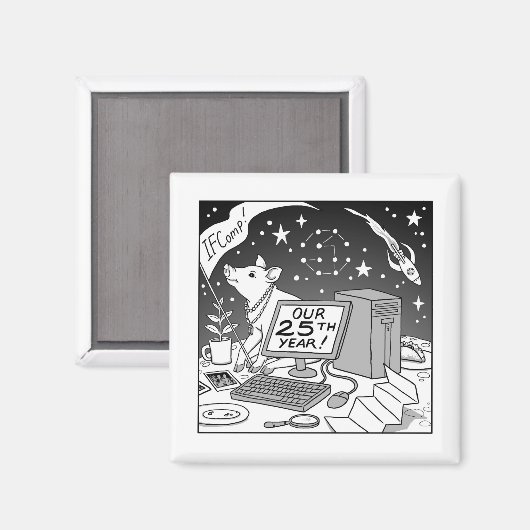 25e édition IFComp Magnet (Recto/Verso)