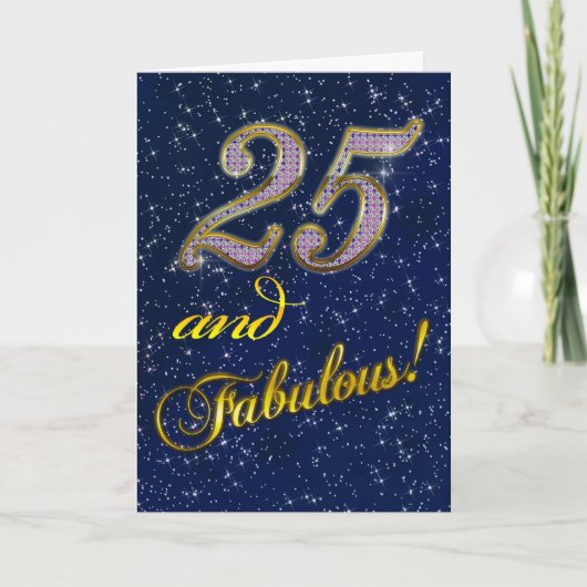 25e fête d'anniversaire Invitation (Devant)