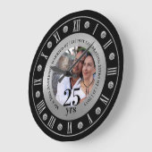 25e huwelijksjubileum FOTOCADEAU Zilveren Bruiloft Grote Klok (Hoek)