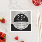 25e Huwelijksjubileum Servetten (Insitu)