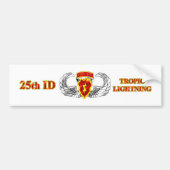 25e ID Airborne Tropic Lightning Bumpersticker (Voorkant)