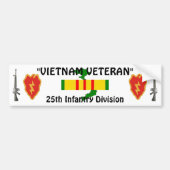 25e Inf diametersticker Bumpersticker (Voorkant)
