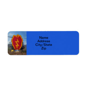 25e INF DIV infanteriedivisie veteranen Vietnam Etiket