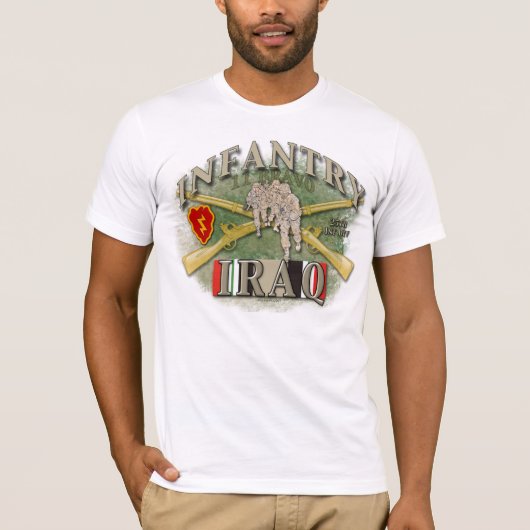 25e Inf Div - Irak T-shirt (Voorkant)