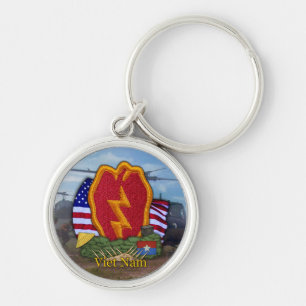 25e Infanterie Divisie Vietnam veteranen Keych Sleutelhanger