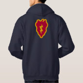 25e infanteriedivisie hoodie (Achterkant)