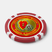 25e infanteriedivisie poker chips (Enkel)
