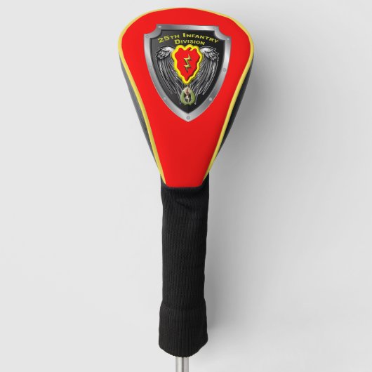 25e Infanteriedivisie Shield Golfheadcover (Voorkant)