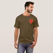 25e infanteriedivisie t-shirt (Voorkant volledig)