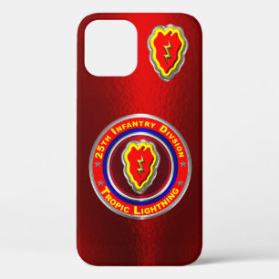25e Infanteriedivisie Tropic Lightning Aangepast iPhone 12 Hoesje