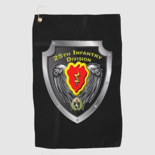 25e Infanteriedivisie “Tropic Lightning” Schild Golfhanddoek