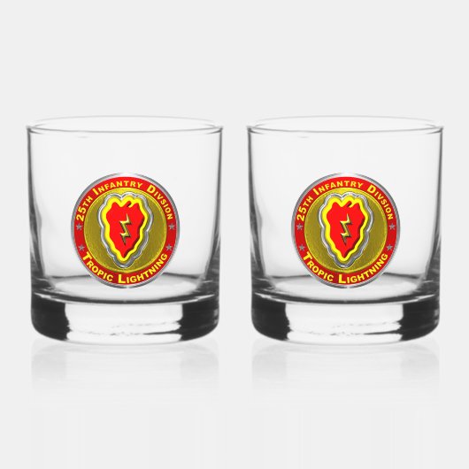 25e infanteriedivisie whisky glas (Voorkant)