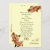 25e Jubileum bruiloft Gelofte hernieuwing Kaart (Voorkant / Achterkant)