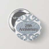 25e Jubileum Buttonnen Ronde Button 5,7 Cm (Voorkant /achterkant)