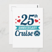25e jubileum cruise briefkaart (Voorkant / Achterkant)