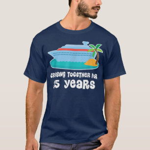25e Jubileum cruise Couples 25 jaar samen T-shirt
