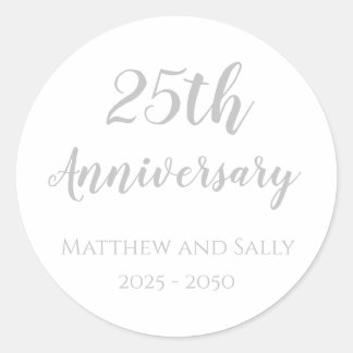 25e Jubileum Envelope zegels Stickers