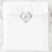 25e Jubileum Hart Sticker (Tas)