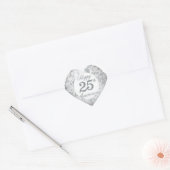 25e Jubileum Hart Sticker (Envelop)