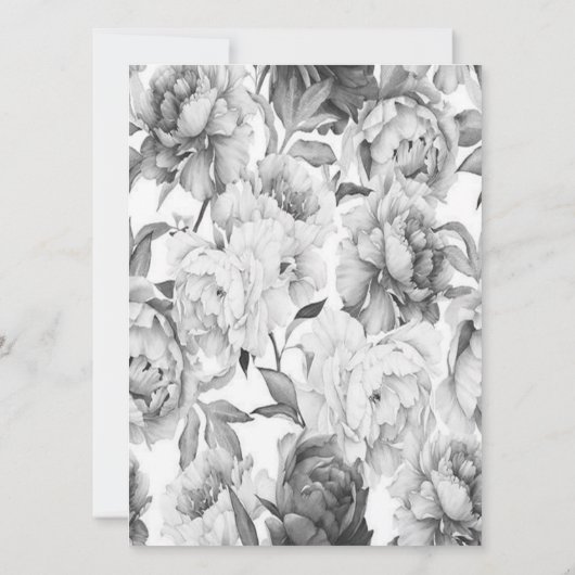 25e Jubileum herberging zwart-wit Kaart (Achterkant)