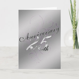 25e Jubileum (jubileumkaart) Kaart