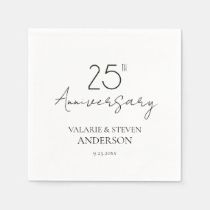 25e Jubileum Minimaal Servetten