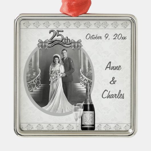 25e Jubileum Photo Keepomwille Ornament (Voorkant)