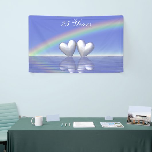 25e Jubileum Silver Hearts Banner (Beurs)