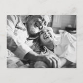 25e Jubileum Sla de datum-kalender-foto op Briefkaart (Achterkant)