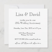 25e Jubileum Uitnodiging RED Roses (Achterkant)