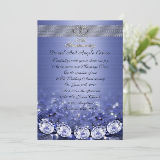 25e Jubileum Uitnodiging tot herroeping (Staand voorkant)