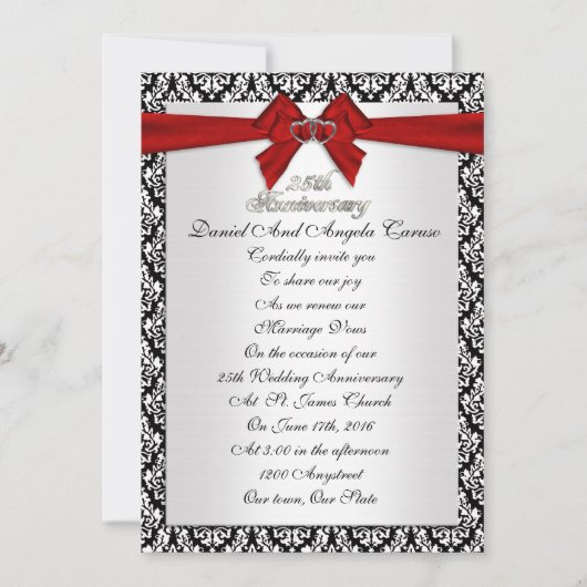 25e Jubileum Uitnodiging tot herroeping (Voorkant)