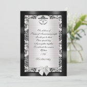 25e Jubileum uitnodiging voor ouders (Staand voorkant)