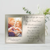 25e jubileum viering kaart (Staand voorkant)