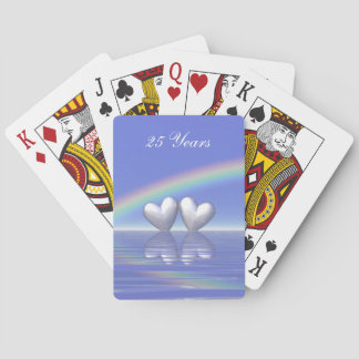 25e Jubileum Zilverharding Speelkaarten