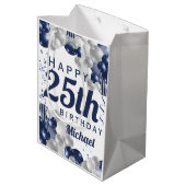 25e marineballonnen ter zee medium cadeauzakje (Achterkant Gekanteld)